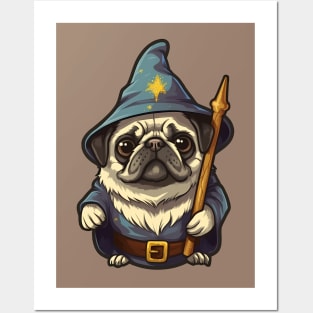 Pug says You Shall Not Pass Posters and Art